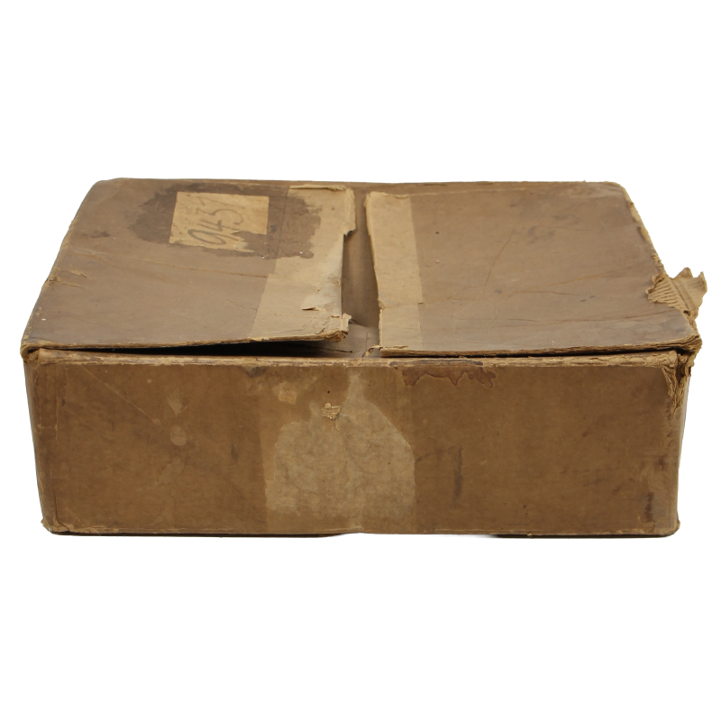 Carton, 20 V-DISC Records, 78 RPM, War Department, Special Services Division, August 1944, Empty