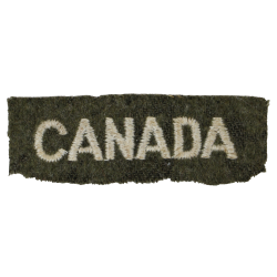 Title, Canada, Embroidered