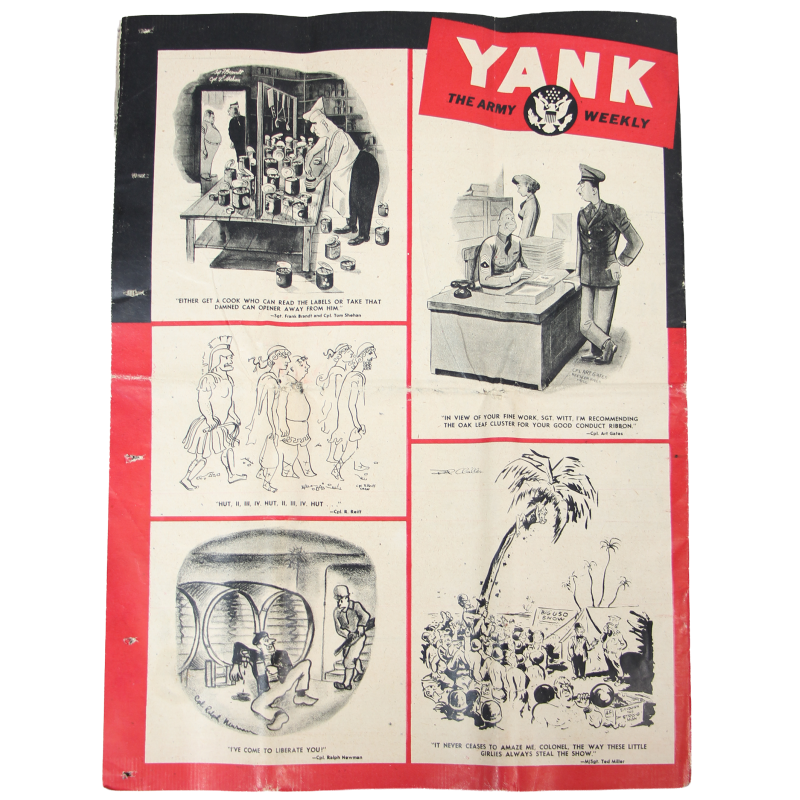 Magazine, YANK, British Edition, August 6, 1944, 'Fighting in the Hedgerows and Orchards of France'
