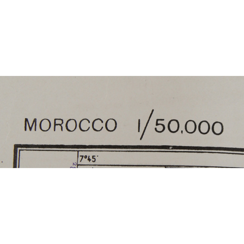 Carte alliée, CASABLANCA, Maroc, 1942