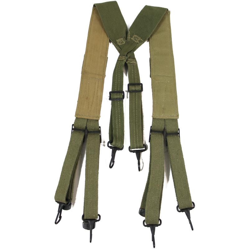 Suspenders, Belt, M-1943, Reinforced, Two-Tone, COGLIZER T. & A. CO. 1945