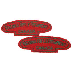 Titles, Pair, Regina Rifle Regiment, Normandy