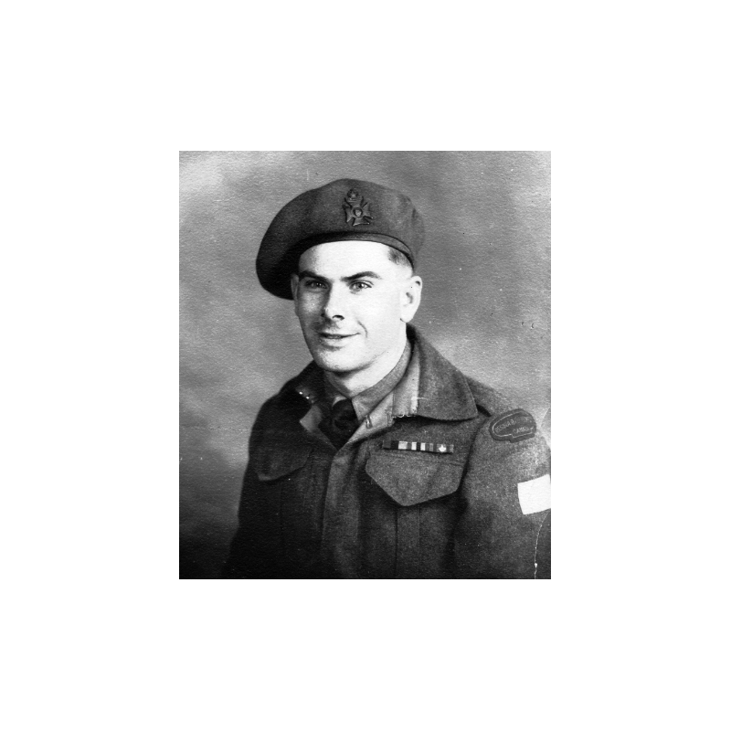 Paire d'insignes, Regina Rifle Regiment, Normandie