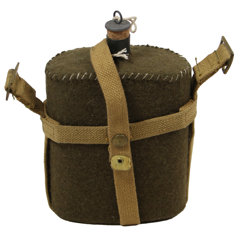 Gourde canadienne, avec porte-bidon "squelette", Z.L.&T. Ltd. 1943
