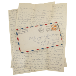Lettre, Pvt. Ray Geddes, Fort Benning, 501st PIR, 8 avril 1943