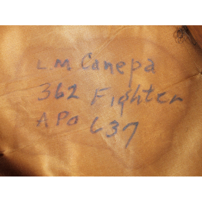 Cap, Enlisted Men, US Army, S/Sgt. Louie Canepa, 362nd FS, 357th FG, 8th Air Force, USAAF, ETO