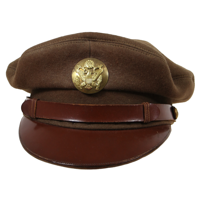 Casquette troupe, US Army, S/Sgt. Louie Canepa, 362nd FS, 357th FG, 8th Air Force, USAAF, ETO