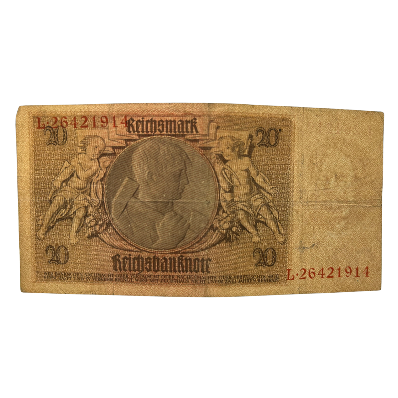 Billet, 20 Reichsmark, 1929