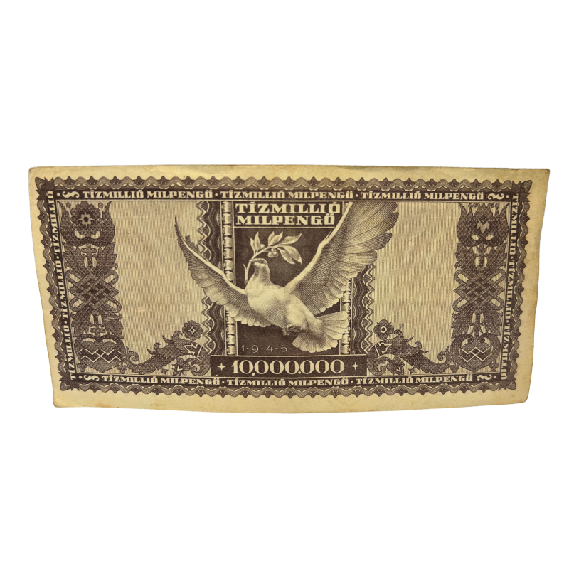 Billet hongrois, 10 000 000 milpengő, 1946