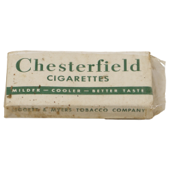 Paquet de cigarettes, ration Ten-in-One, Chesterfield, complet