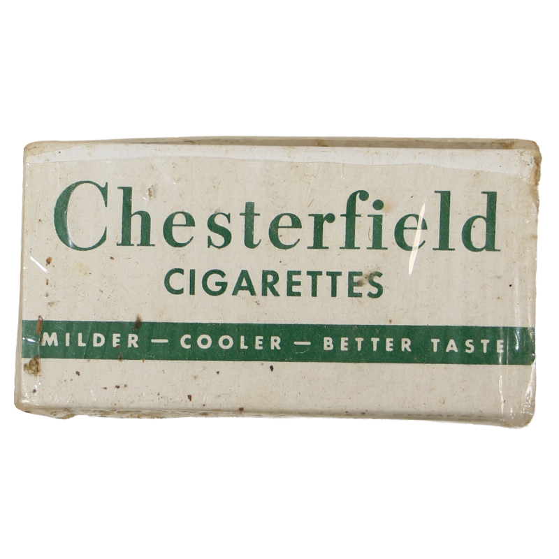 Paquet de cigarettes, ration Ten-in-One, Chesterfield, complet