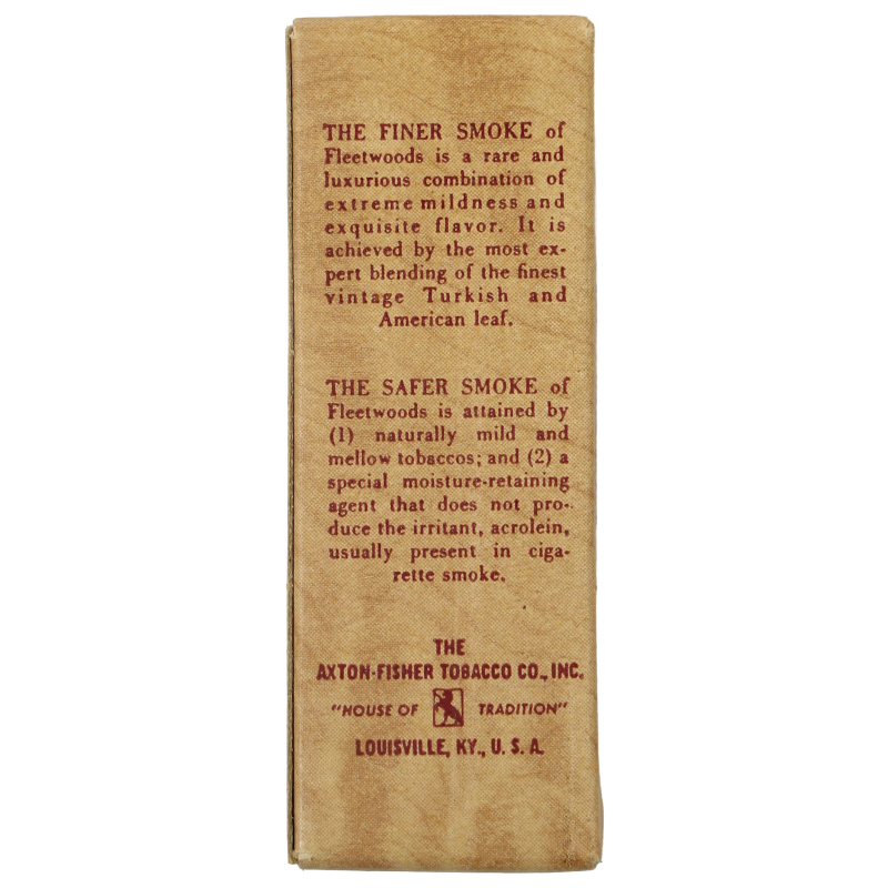 Paquet de cigarettes, ration K, FLEETWOOD, complet