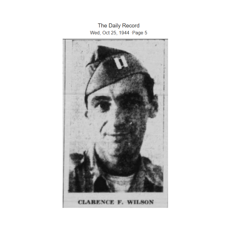 Correspondance épistolaire, V-Mail, 2nd Lt. Clarence Wilson, 455th Bomb. Group, 15th Air Force, USAAF, MTO & ETO
