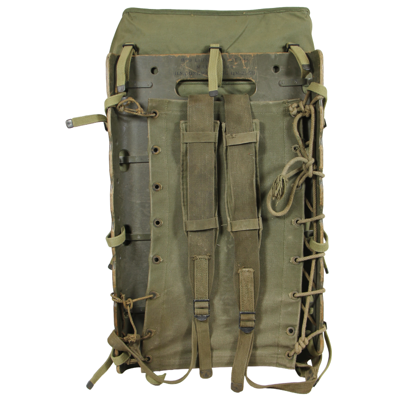 Packboard, 2e type, 1944, avec sac à dos médical, US Army