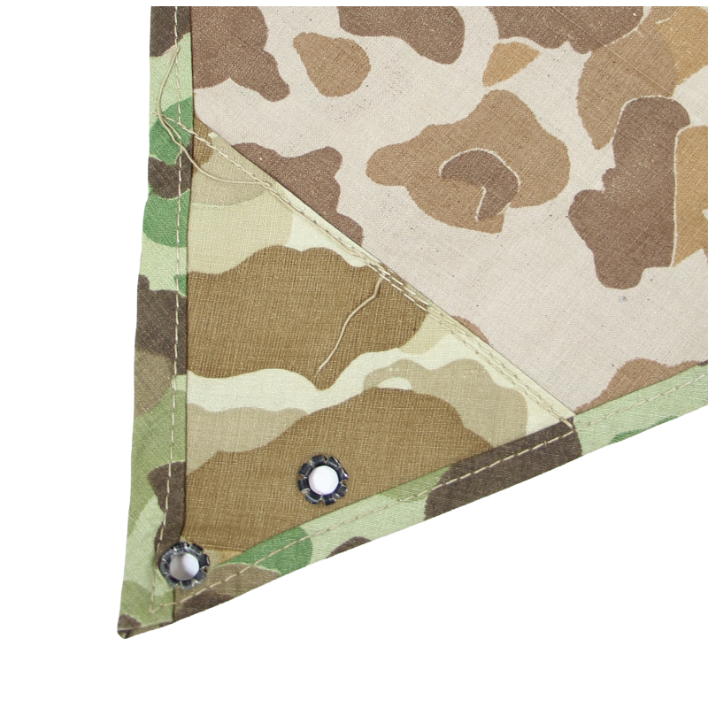 Tent, Shelter-Half, Camouflage, Reversible, USMC, POWERS & CO. 1943, Mint