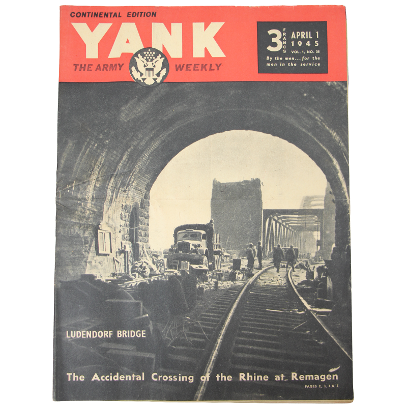 Magazine YANK, Continental Edition, 1er avril 1945, Gen. Gavin