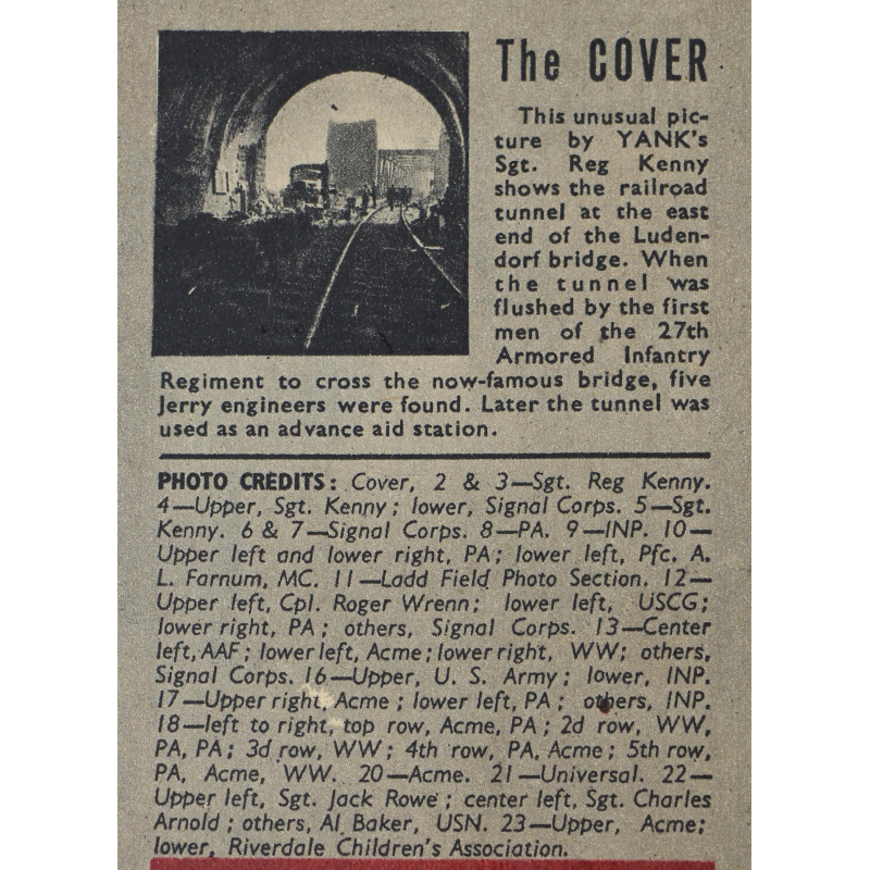 Magazine YANK, Continental Edition, 1er avril 1945, Gen. Gavin