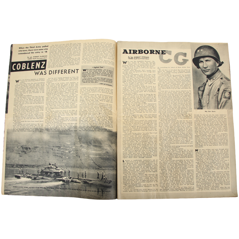 Magazine YANK, Continental Edition, 1er avril 1945, Gen. Gavin