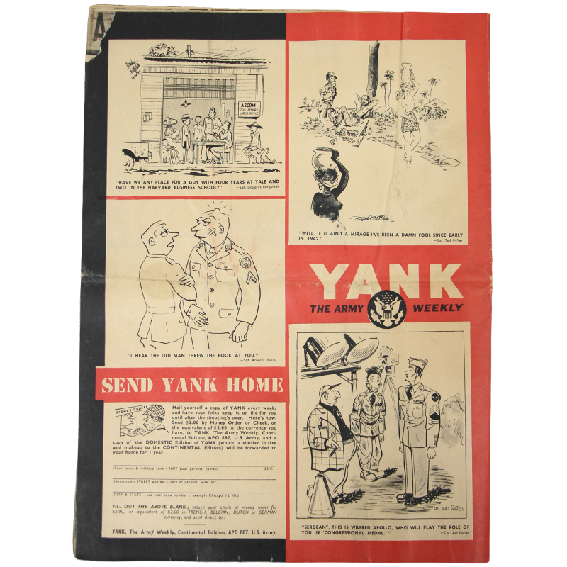 Magazine YANK, Continental Edition, 1er avril 1945, Gen. Gavin