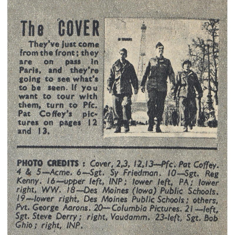 Magazine YANK, Continental Edition, 29 avril 1945