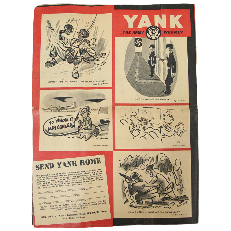 Magazine YANK, Continental Edition, 29 avril 1945