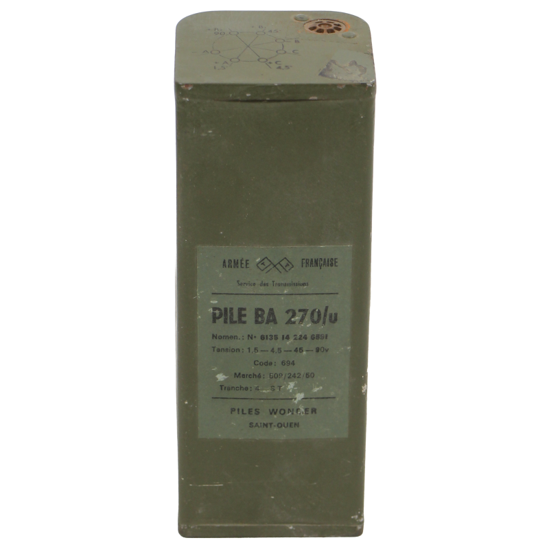 Battery, BA-270/u, for Radio, AN/PRC-6, TR-PP-8