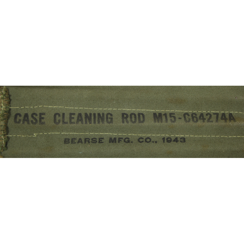 Nécessaire de nettoyage, Browning M2, calibre .50, Cleaning Rod, M15-C64274A, 1943