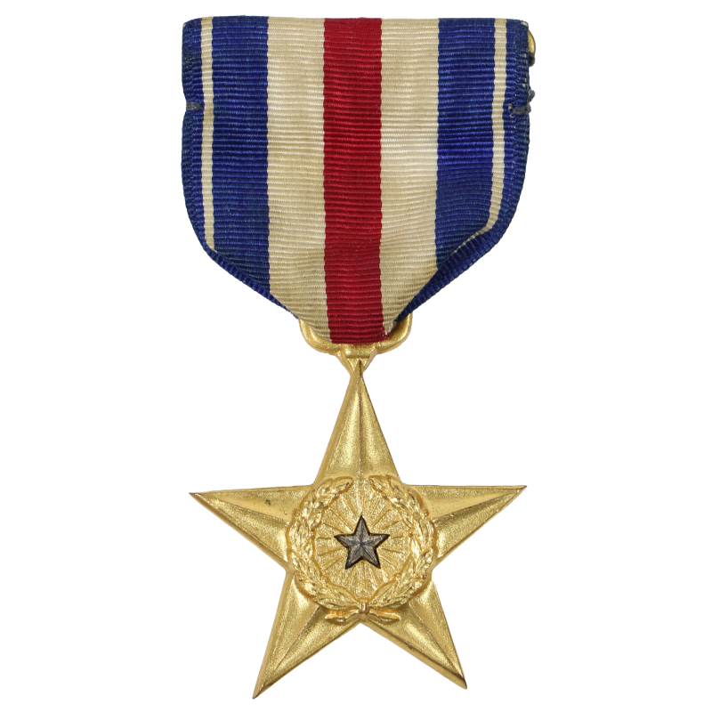 Medal, Silver Star, in Case, Complete