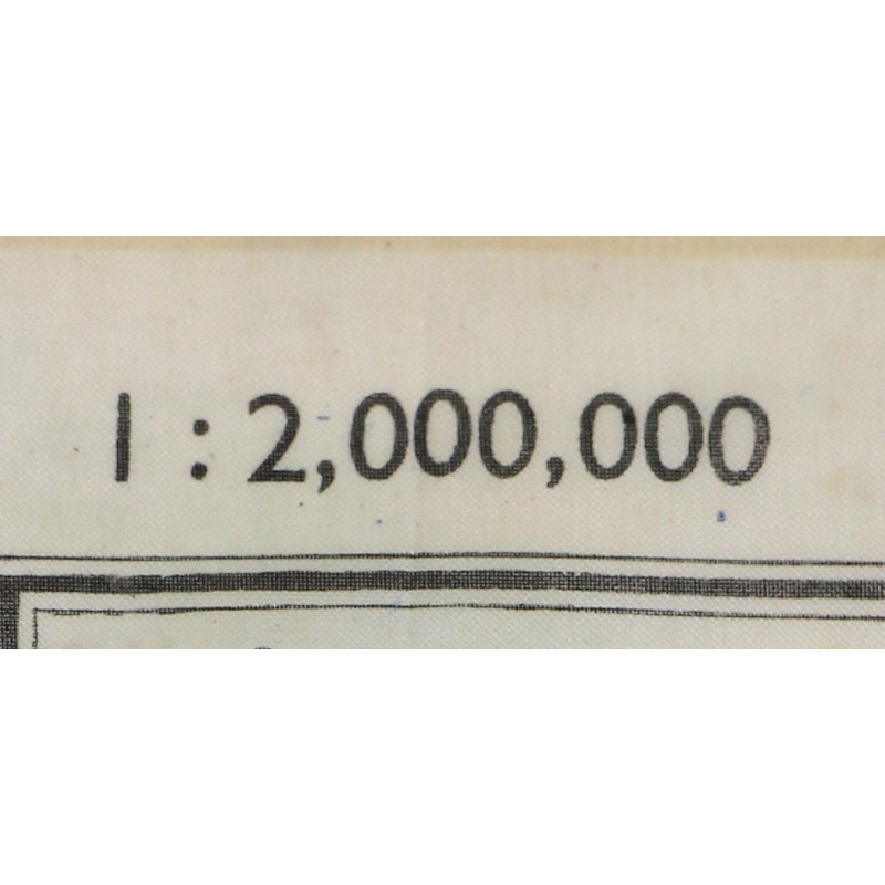 Carte en rayonne, ZONES OF FRANCE, MI 9, 1944
