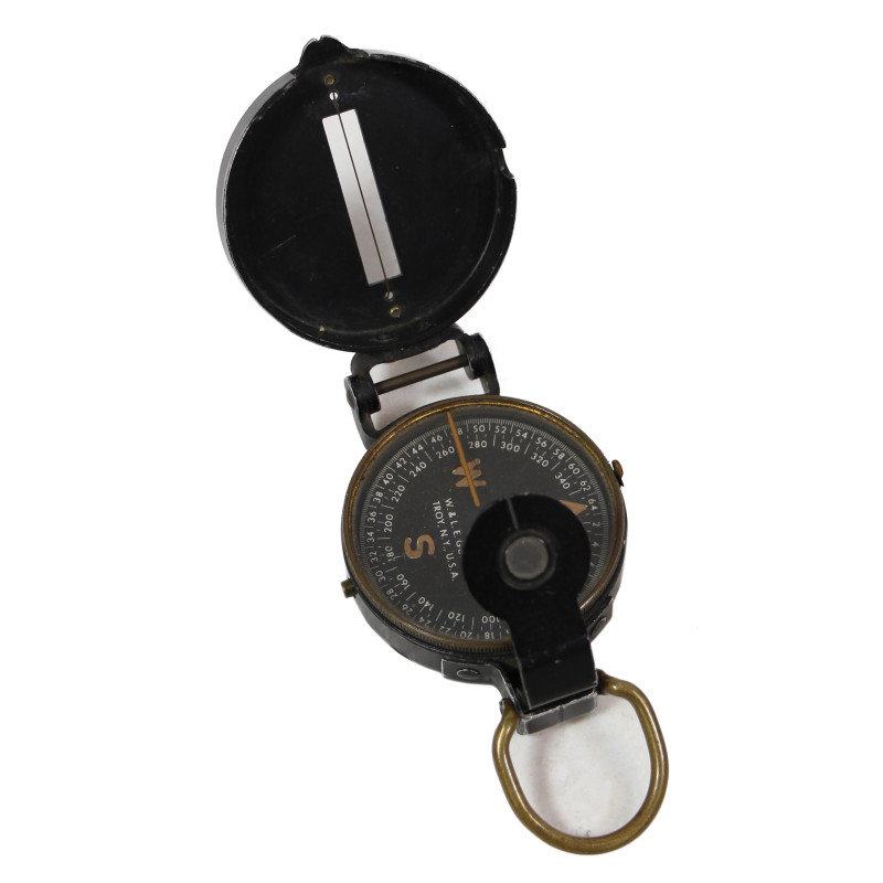 Compass, Marching, W.& L.E. GURLEY, with Canvas Pouch, Impregnated