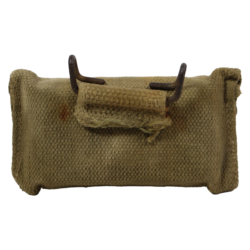 Pouch, First-Aid, M-1924, with Packet, First-Aid, Carlisle