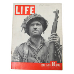 Magazine, LIFE, 2nd Lt. Kelso Horne, 508th PIR, 82nd Airborne Division, August 14, 1944