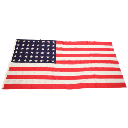 Flag, US, 48-Star, Embroidered, 4 ¾' x 9 ⅛'