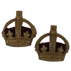 Paire d'insignes de grade britanniques, Major, Première Guerre mondiale