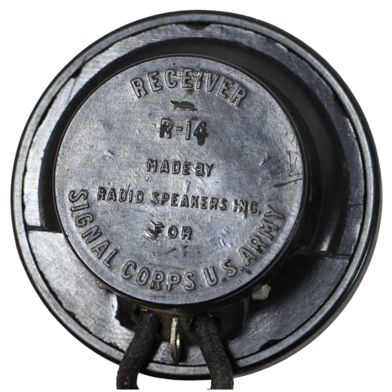 Écouteurs, Type R-14, US Army, RADIO SPEAKERS, INC.