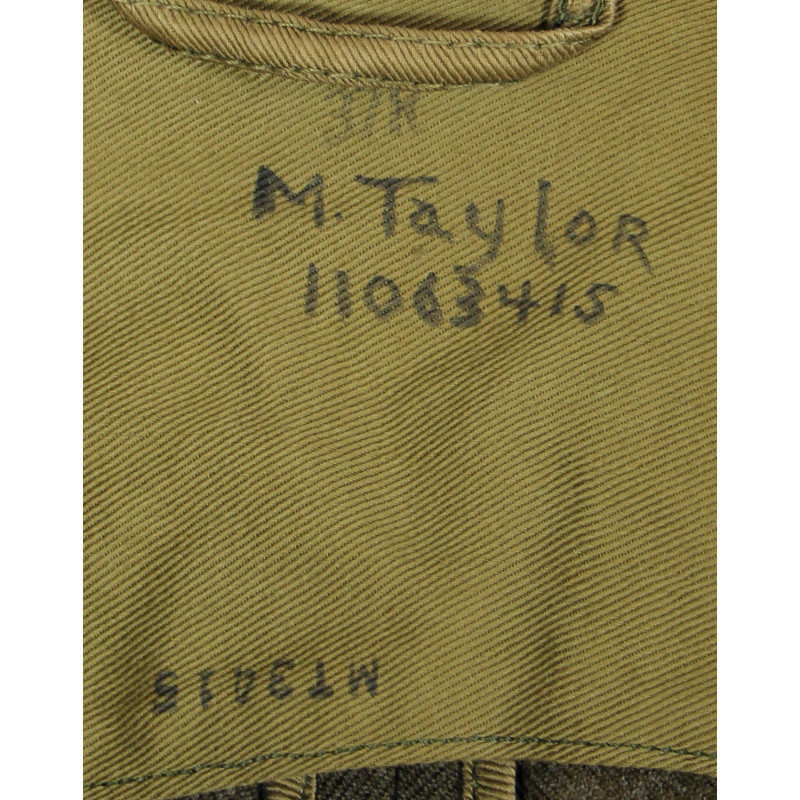 Veste de sortie, S/Sgt. Milton Taylor, 1st Air Force, USAAF, 37R, 1941