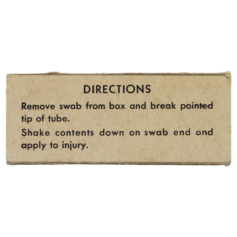 Boîte de tampons de teinture d'iode, HANDY PAD SUPPLY CO., October 1942, pleine
