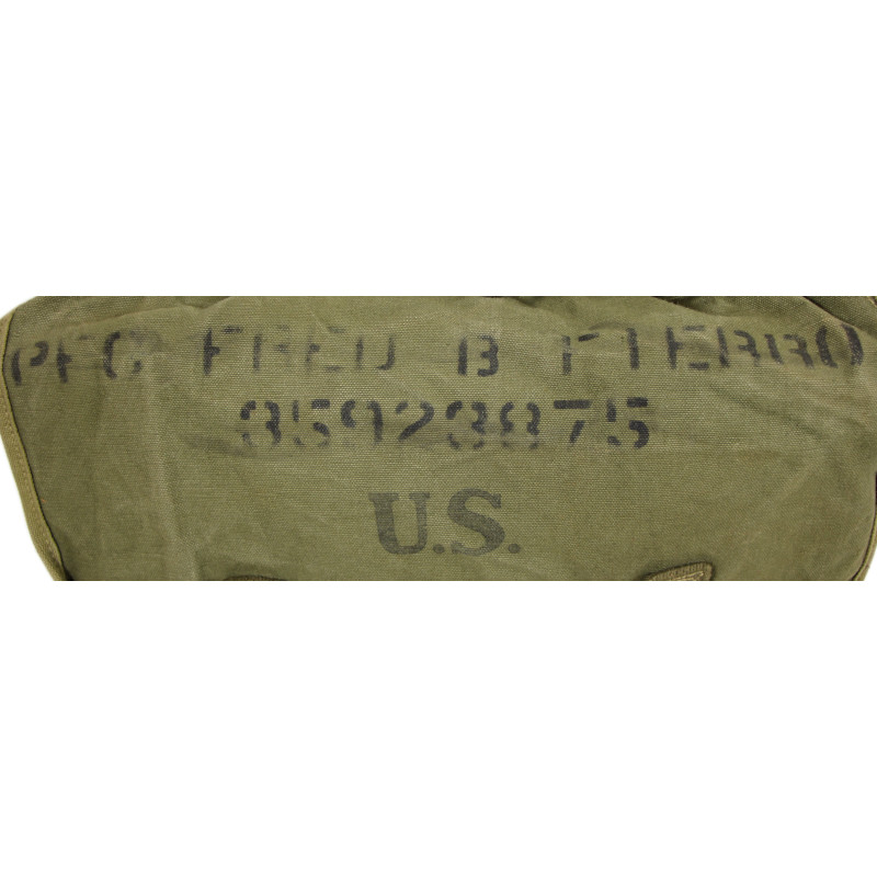 Bag, Field, M-1936, Pfc. Fred Fierro, 47th Inf. Regt., 9th Infantry Division, WIA, Germany