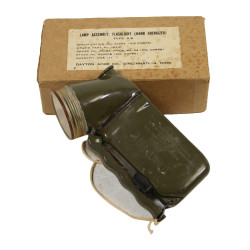 Lampe de survie, dynamo, Type A9, DACO-LITE, USAAF, 1944, dans sa boîte
