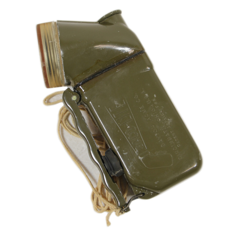 Lampe de survie, dynamo, Type A9, DACO-LITE, USAAF, 1944, dans sa boîte