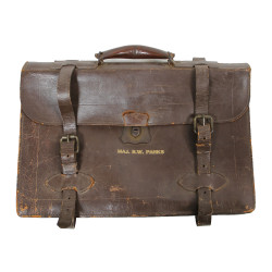 Case, Leather, Aircraft Inspector's Kit, USAAF, Named
