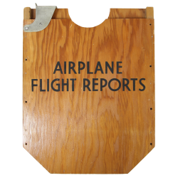 Porte-documents en bois, Type A2, Airplane Flight Reports, USAAF, Planeur