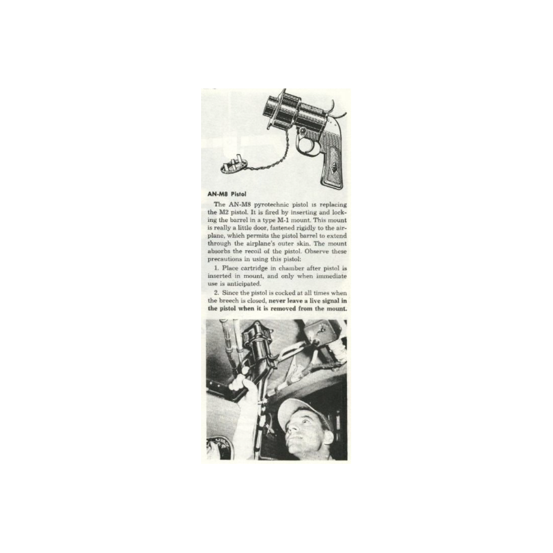 Pistolet lance-fusées AN-M8, 1942