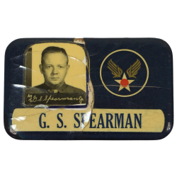 Badge, Aviation Cadet George Spearman, Jr., USAAF
