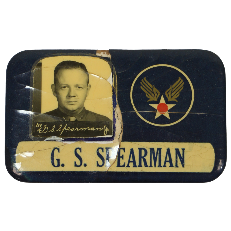 Badge, Aviation Cadet George Spearman, Jr., USAAF