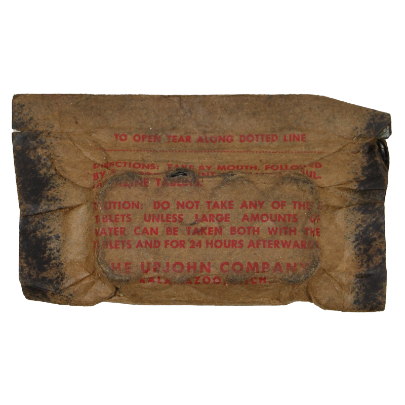 Packet, Sulfadiazine, Wound Tablets, THE UPJOHN COMPANY, Untouched