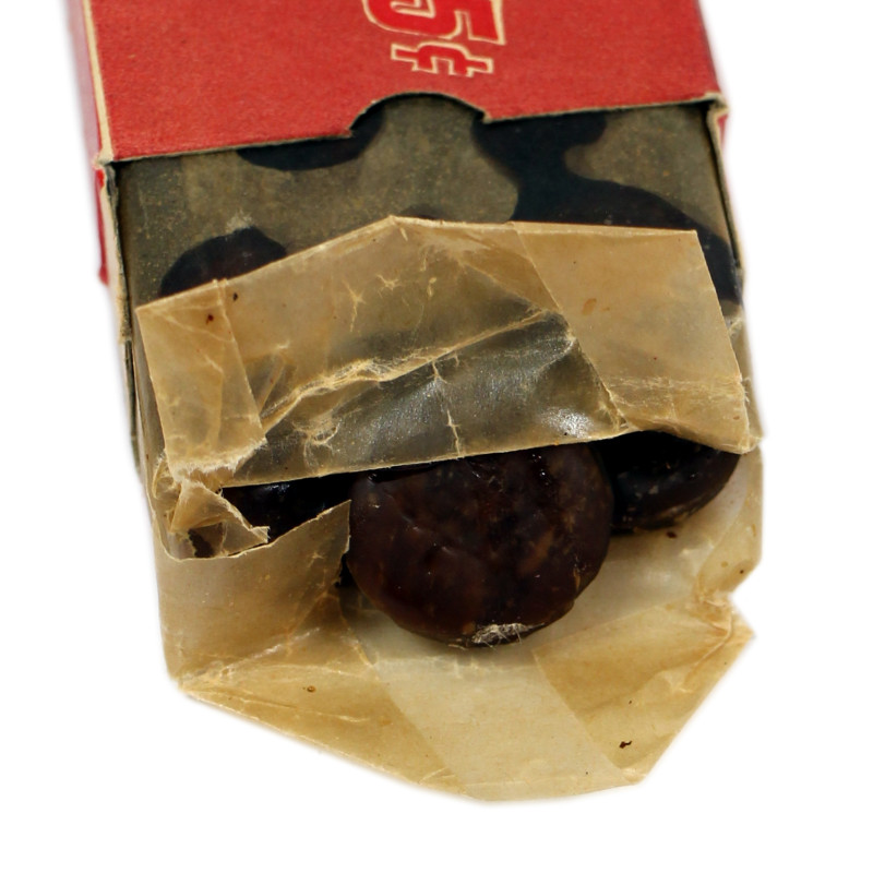 Boîte de pastilles, RED CROSS HOARHOUND COUGH DROPS, pleine