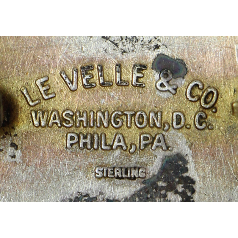 Crest, 1st Troop Carrier Command, LE VELLE & CO., Sterling, à épingle