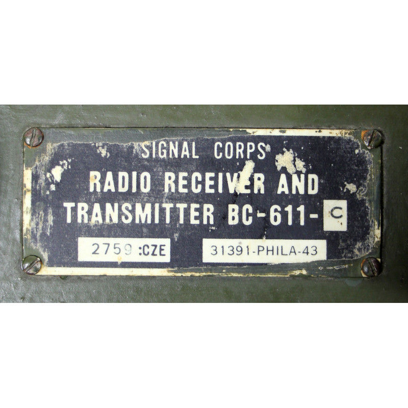 Handie-Talkie, BC-611-C, 1943