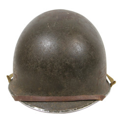 Casque M1, pattes fixes, Pfc. Jack Terrell, Co. A, 39th Inf. Regt., 9th Infantry Division, WIA, ETO
